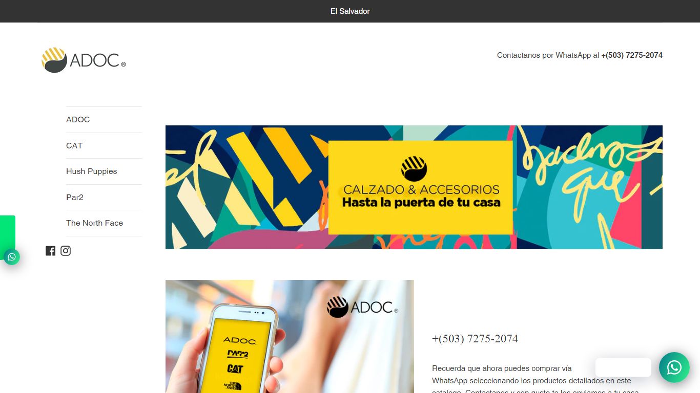 Catalogo Whatsapp Tiendas ADOC El Salvador – adoc.catalogo